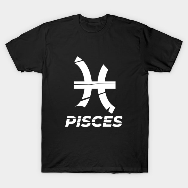 Pisces Zodiac V.2 T-Shirt by Aspita